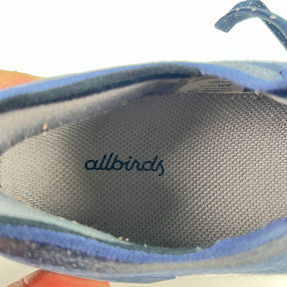 Allbirds Wool Flyer Mizzles Navy Blue Water Resistant Running Shoes Women’s Sz 9 - Picture 9 of 11